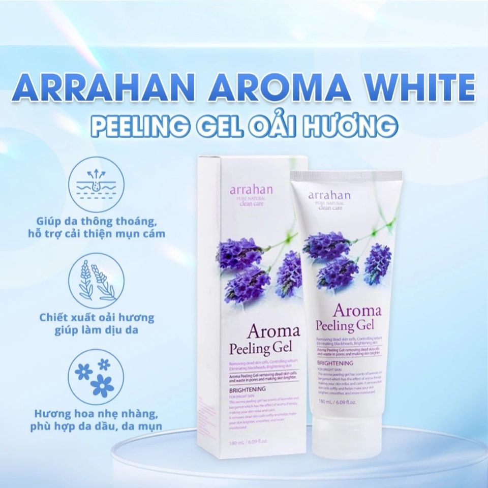 Tẩy da chết oải hương Arrahan Aroma Peeling Gel